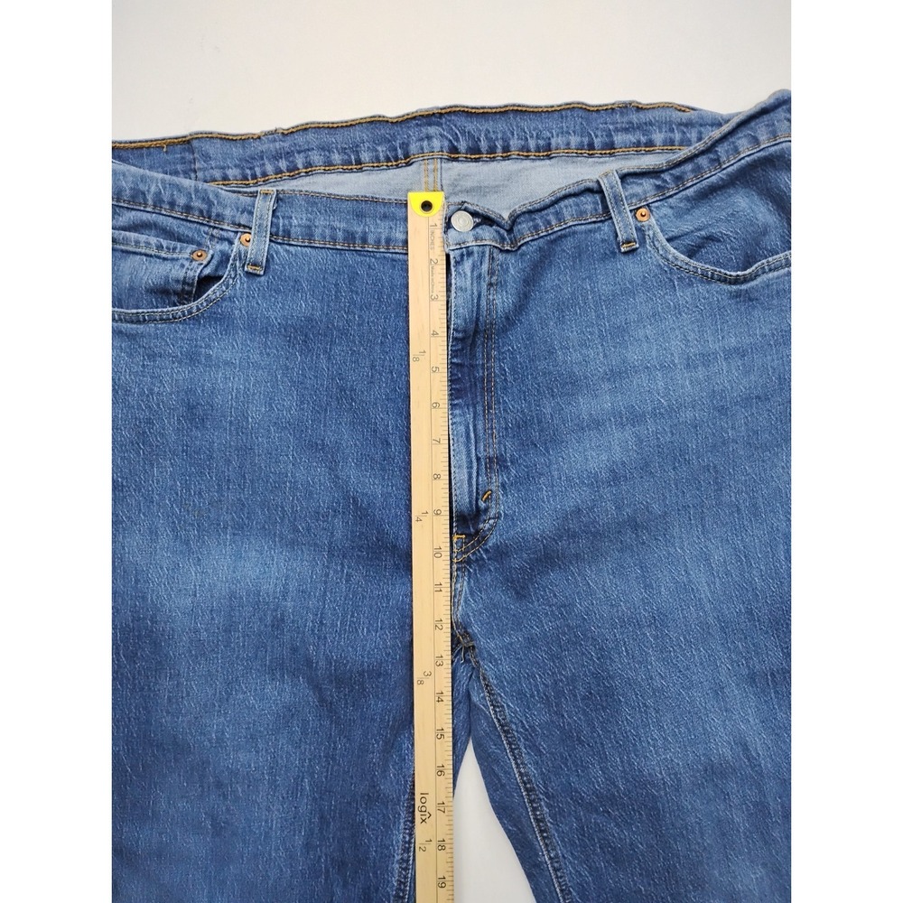 Levis 541 Jeans Men 44x30 Blue Athletic Taper Medium Wash Stretch - Picture 5 of 14